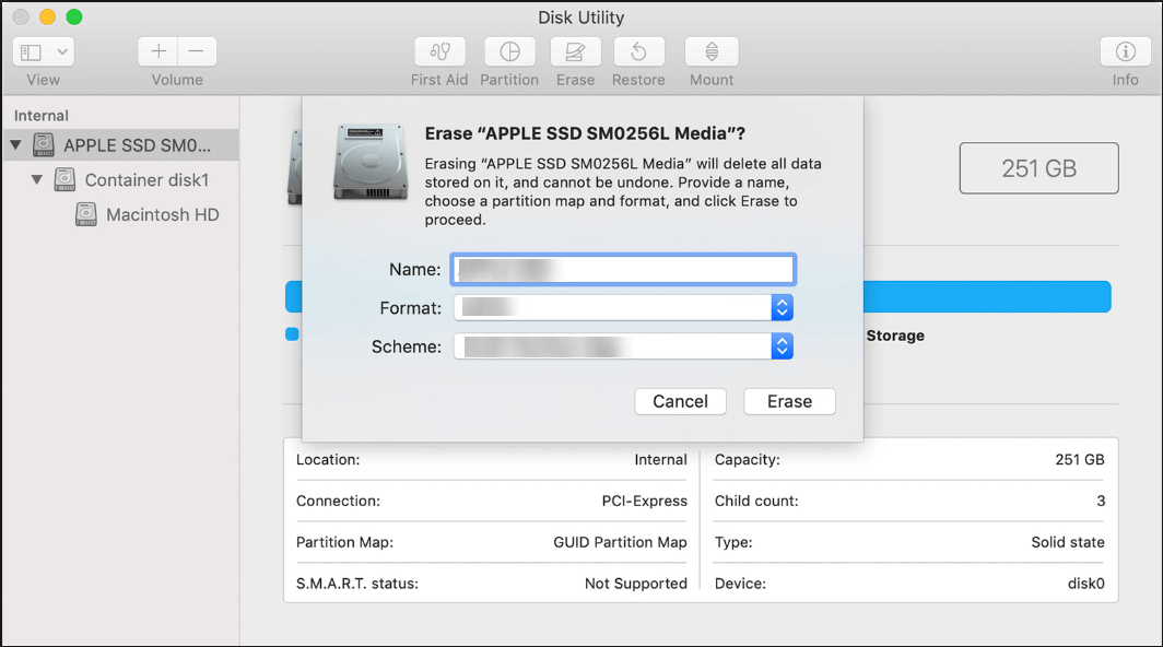 Erase and Reset Your mac
