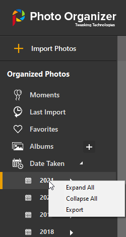 Organize photo