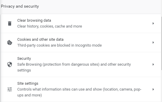 Privacy and security