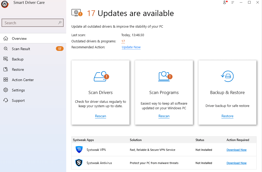 Smart Driver Care - Updates