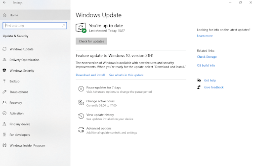 Windows update