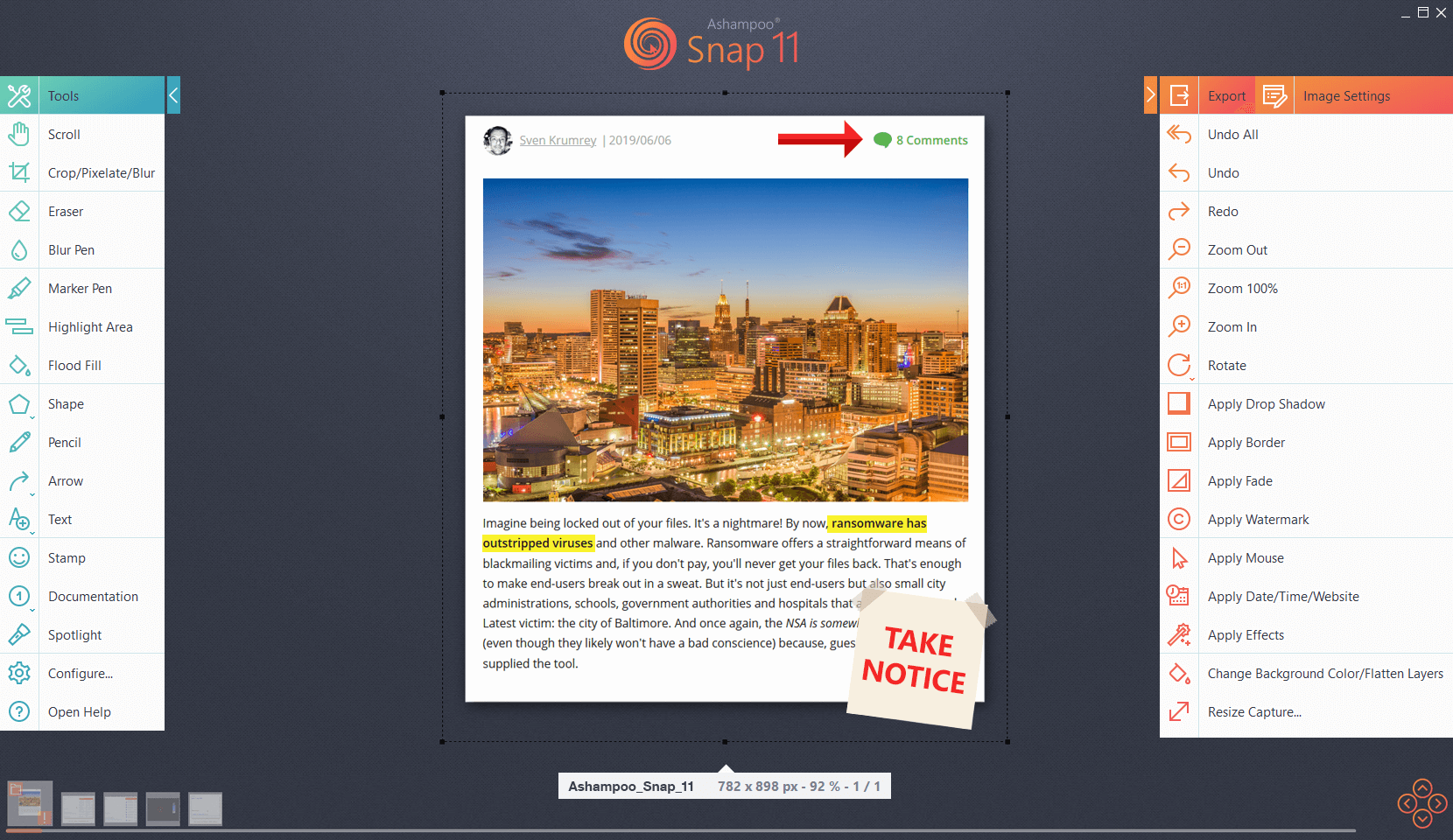 Ashampoo Snap 11 - Record Videos In A Snap
