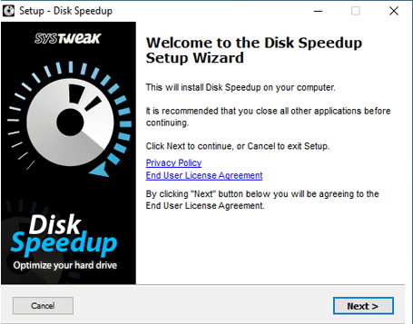 Disk speedup