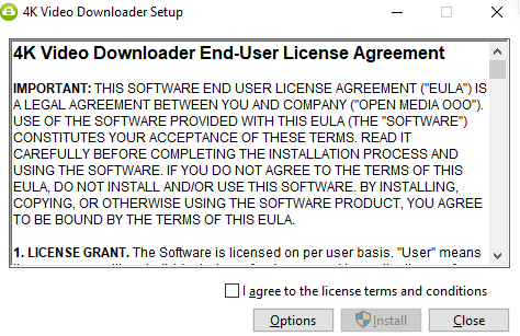 Downloader setup