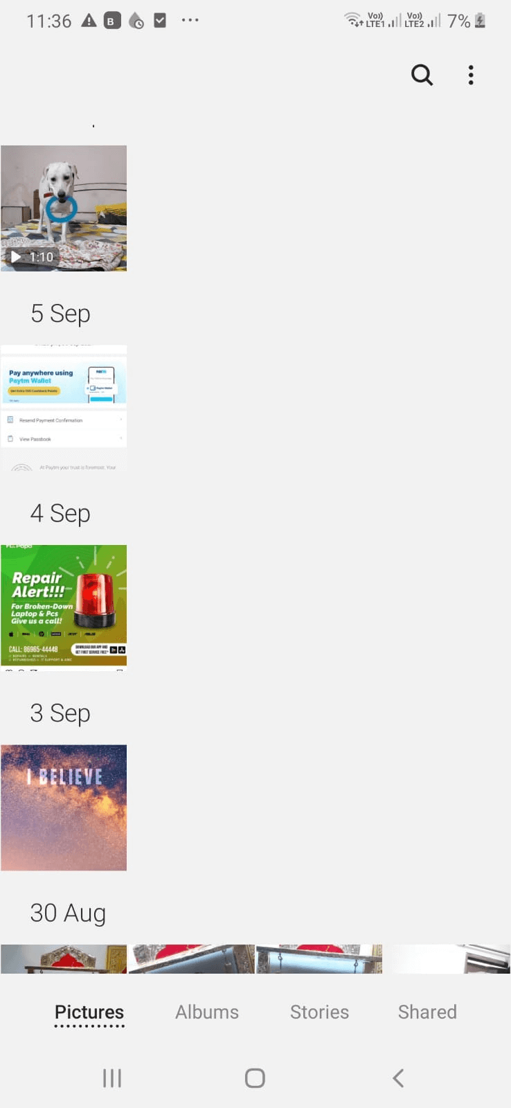 Empty Gallery the right way