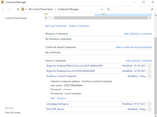 Windows Credentials