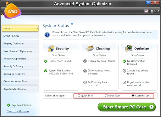 Scan system