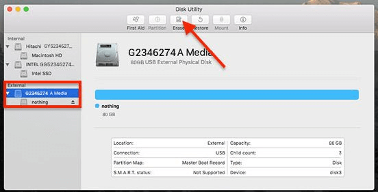 disk utility