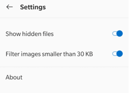hidden files