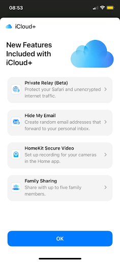 iCloud feature