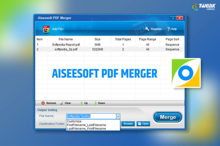 Aiseesoft PDF Merger