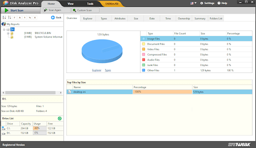 Disk space