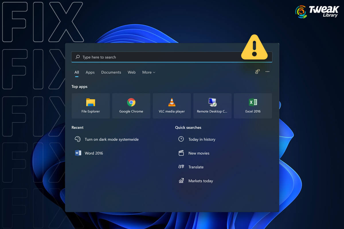 Ways To Fix Search Indexing Was Turned off In Windows 11