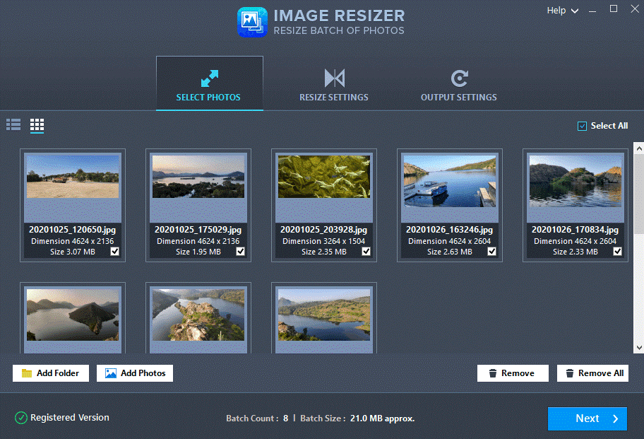 Image Resizer - Batch of Photos