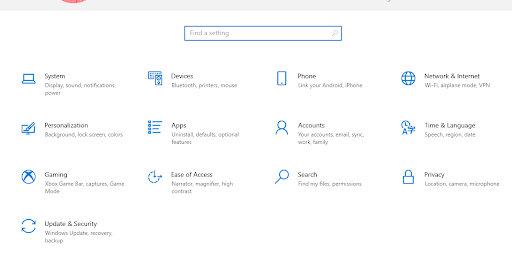 PC Settings