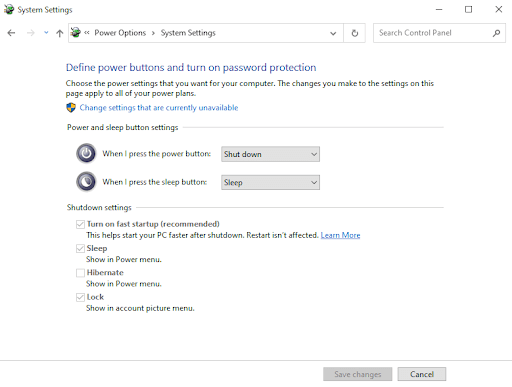 System setting