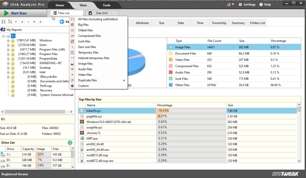 Disk Analyzer Pro- Big Files