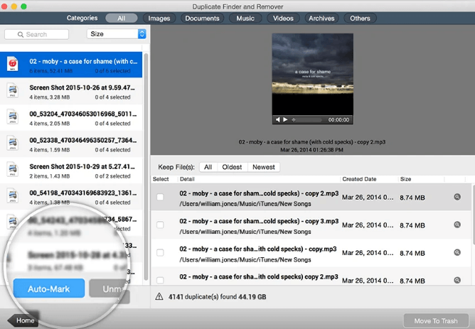 Duplicate Finder and Remover