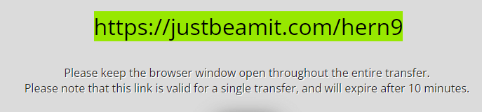 Justbeamit Url
