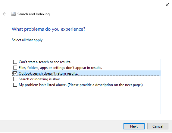 Search and Indexing - Experience