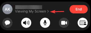 Viewing my screen