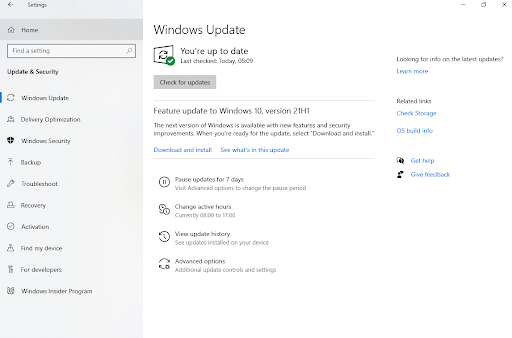 Windows update