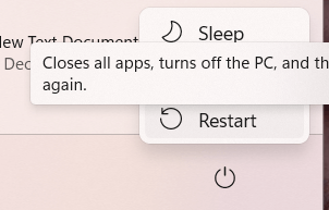 Close All Apps Turn off PC