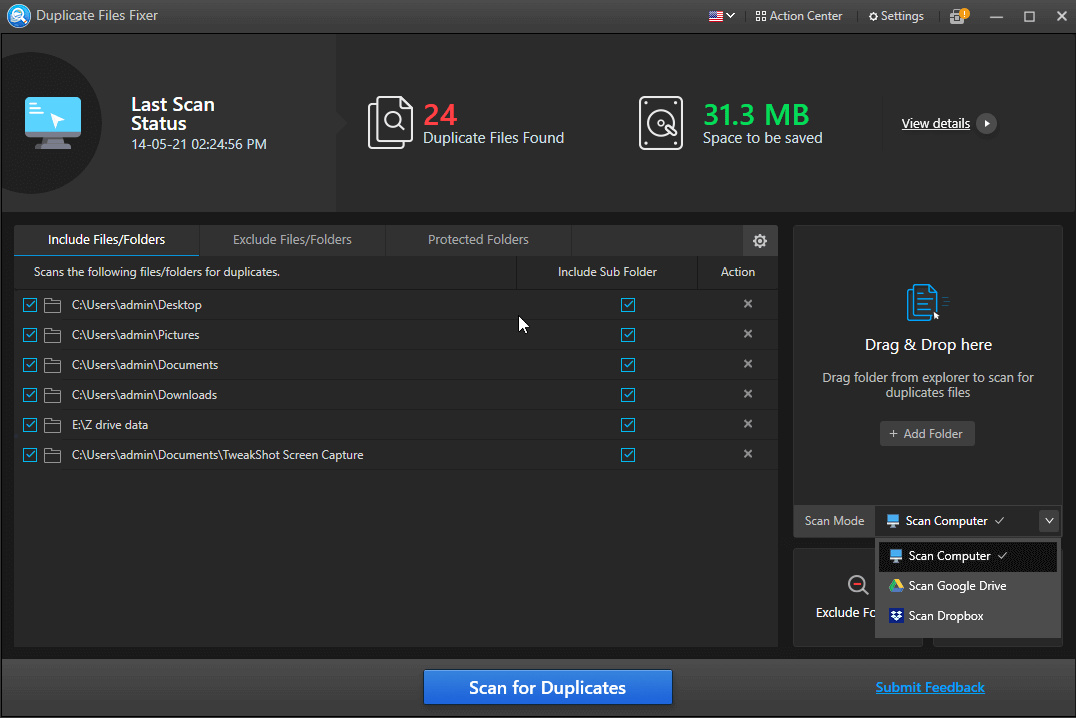 Duplicate Files Fixer