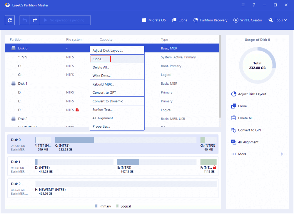 EaseUS Partition Master