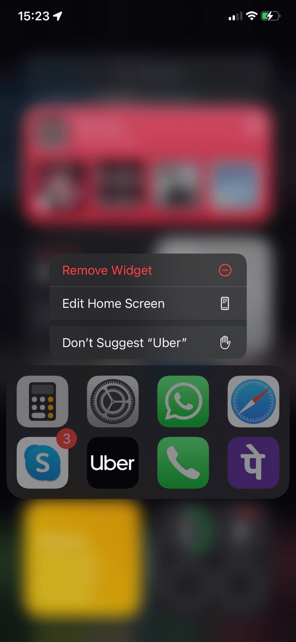 Edit Widgets