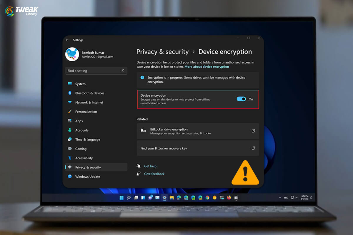 Encryption Not Working on Windows 11