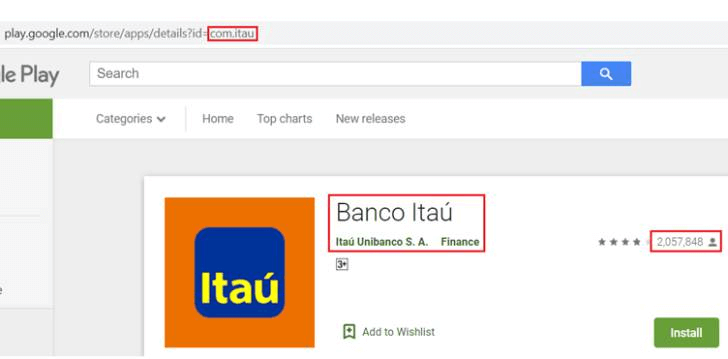 Fraudulent app