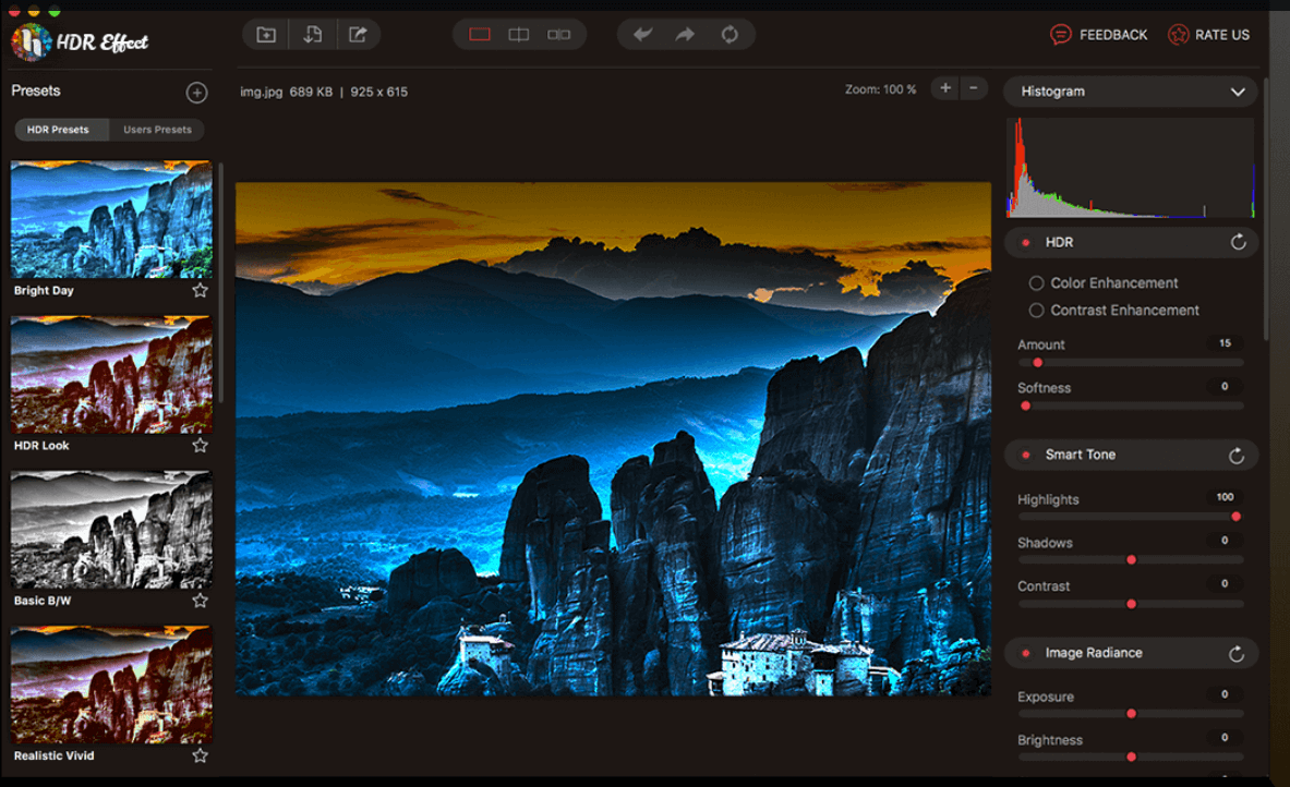 HDR Effect on Images