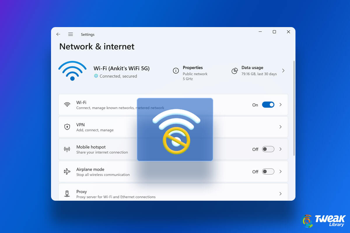 How to Stop Automatic Wi-Fi Connection in Windows 11