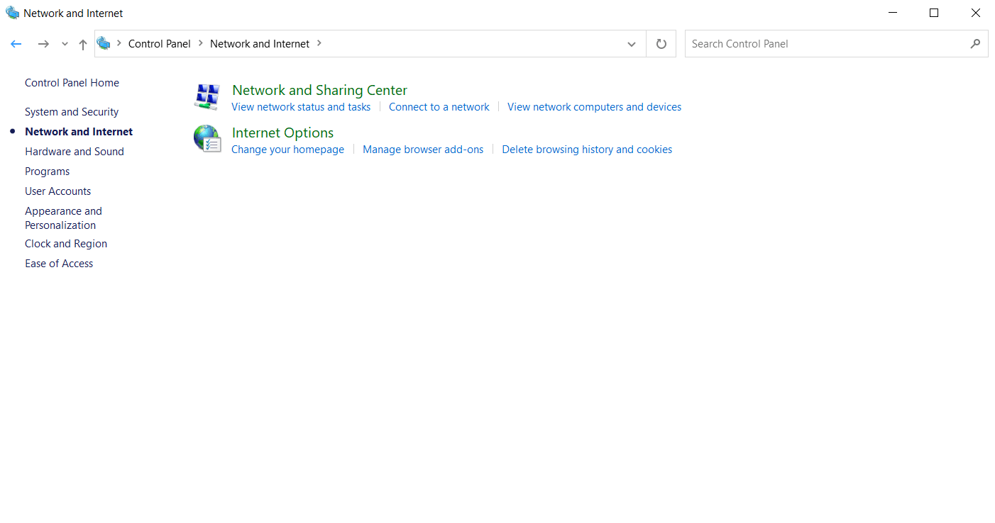 Network and Internet