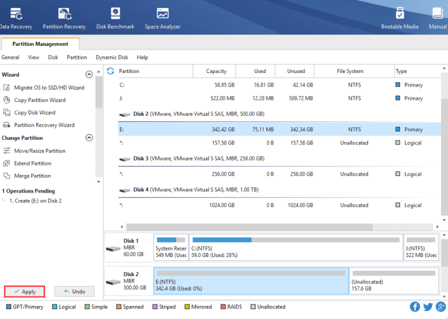 Partition Management