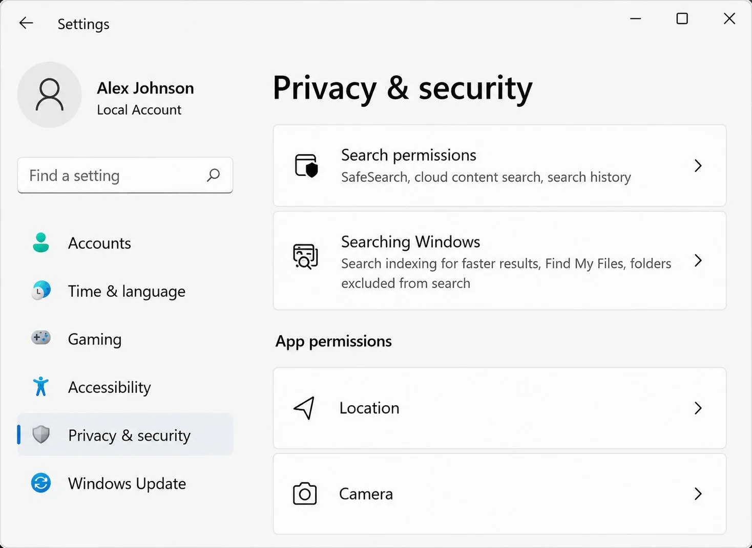 Privacy & security