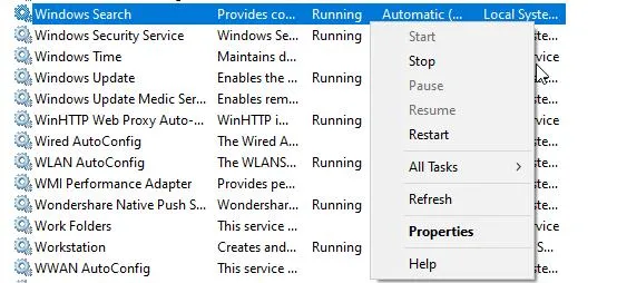 choose Restart