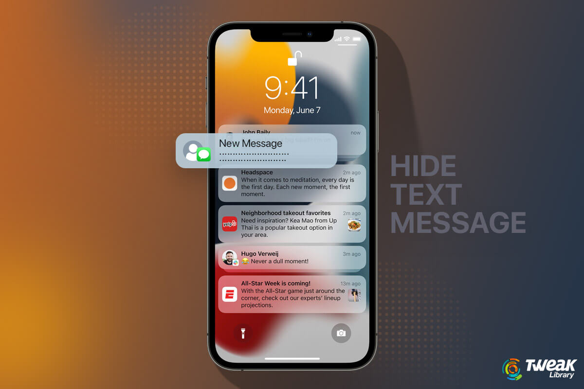 How to Hide Text Message On iPhone