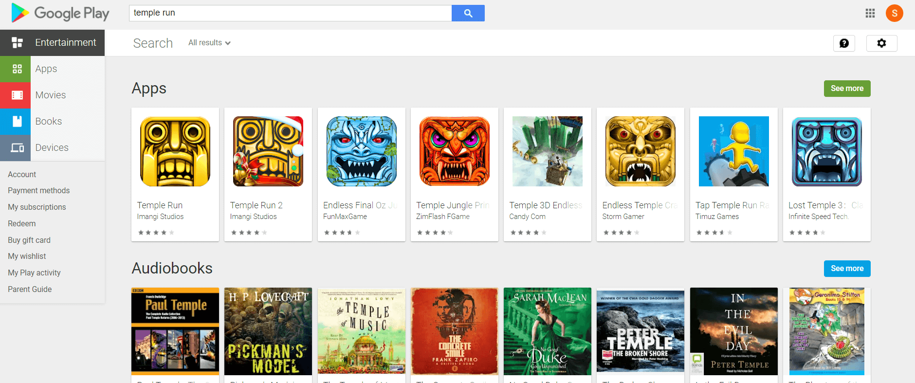 Google Play store