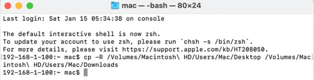 Paste Data to external Drive