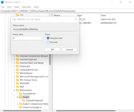 Registry Editor