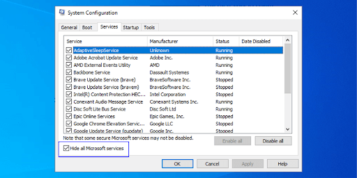System Configuration