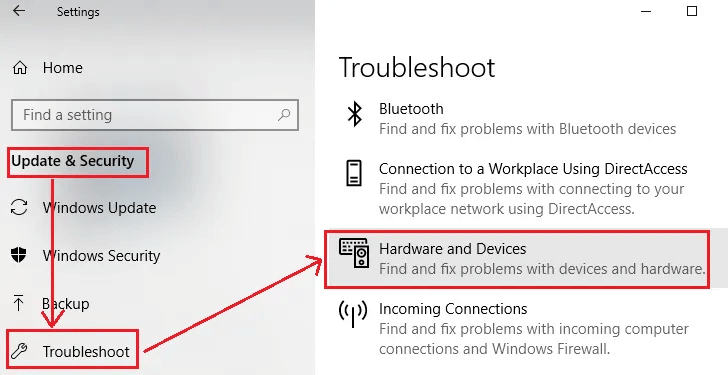 Windows Troubleshoot