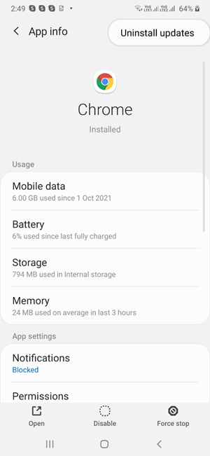 Chrome App