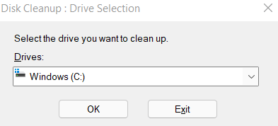 Disk Cleanup