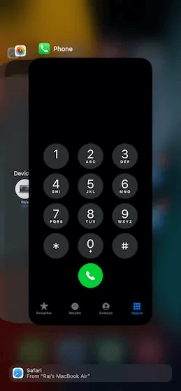 Number dialer - iPhone