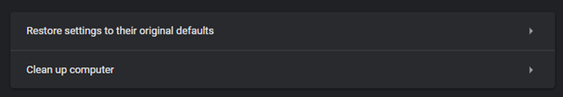 Restore Setting