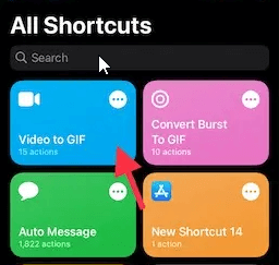 Video to GIF - All Shortcuts