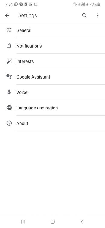 Voice Setting